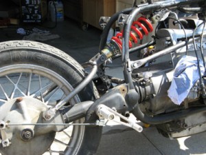 BMW R100RS cadre mono amorto